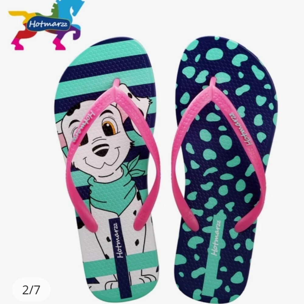 👣HOTMARZZ 💦🐰Disney's 101 Dalmatians Flip Flops footwear